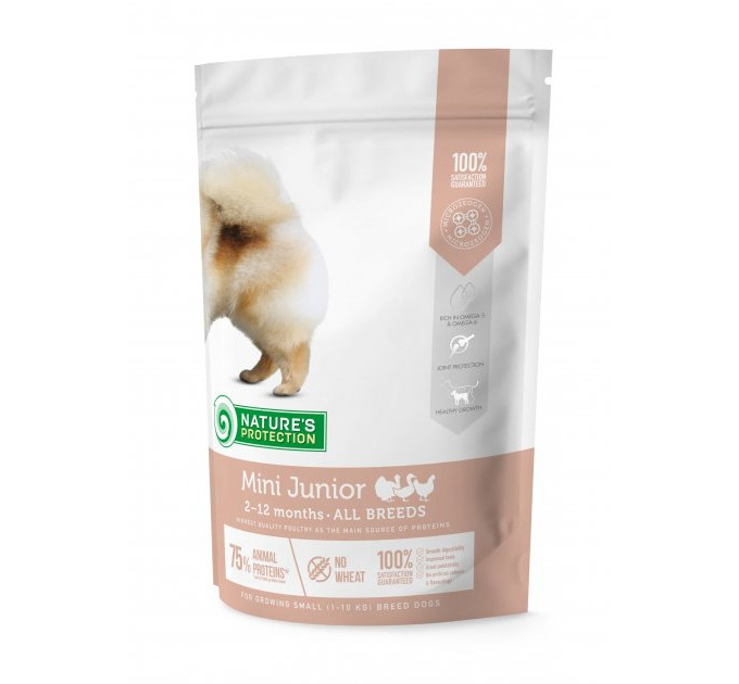 Сухий корм для цуценят малих порід Mini Junior Small Breeds 500г